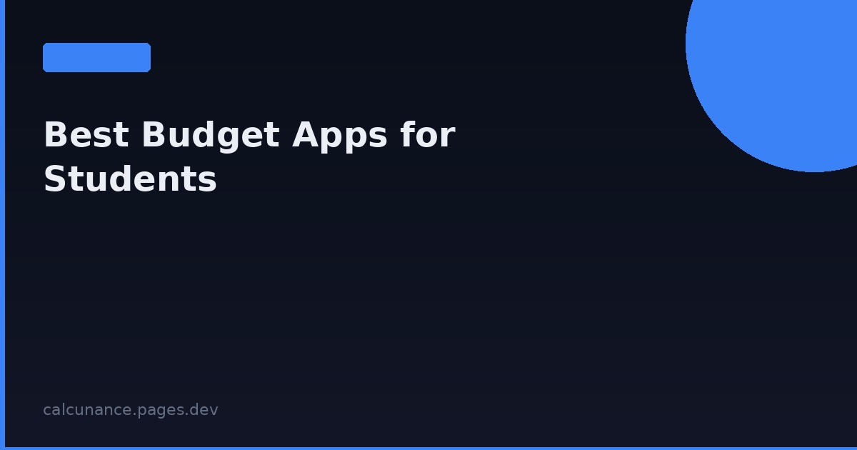 Best Budget Apps for Students in 2026